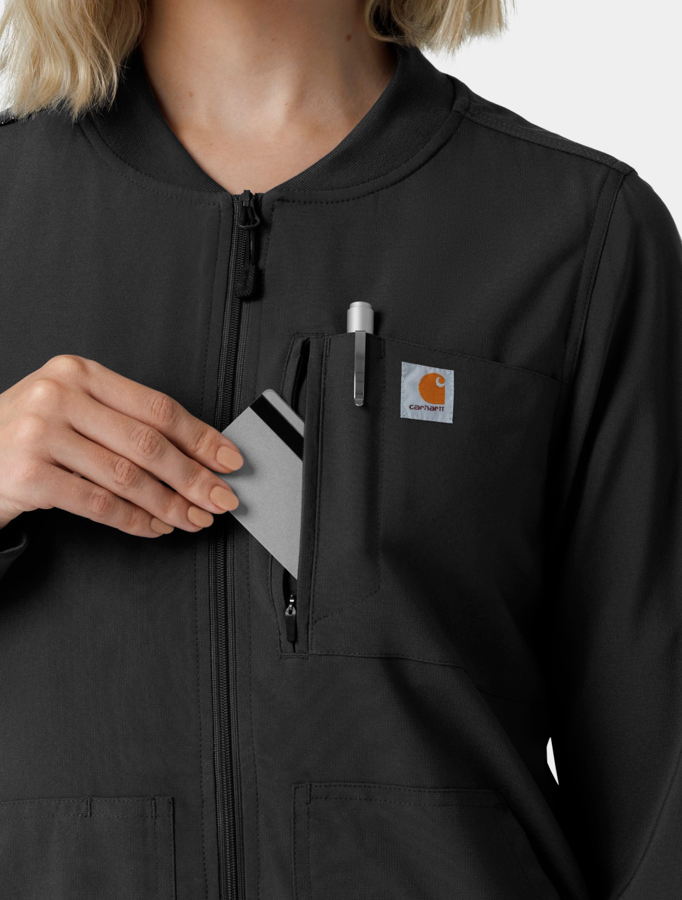 CARHARTT Cross-Flex Women's Lightweight Scrub Jacket C82410 - The