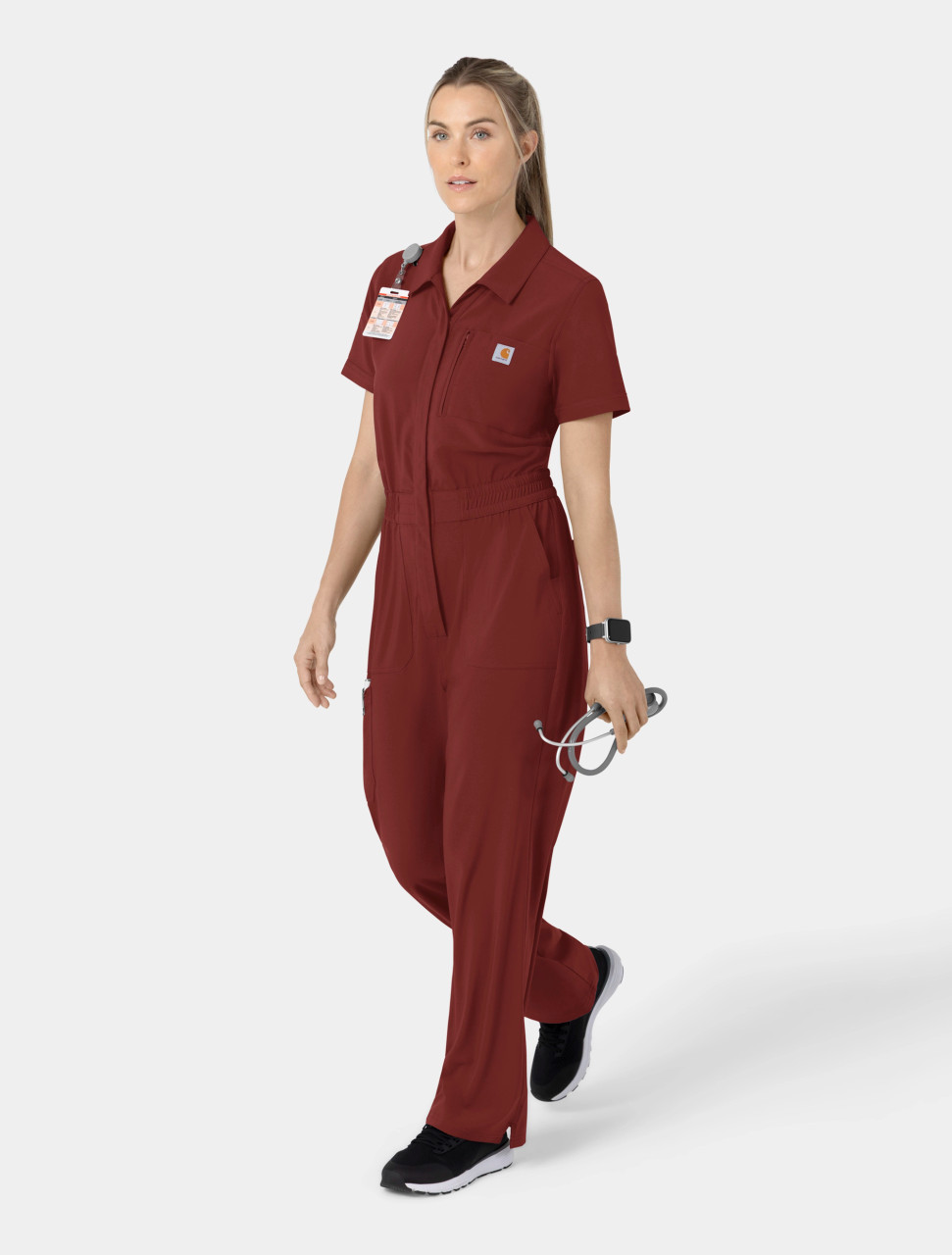 CARHARTT Cross-Flex Women's Short Sleeve Scrub Coverall C21110