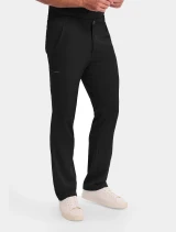 Side view of Healing Hands HH Works Men's Ryan Drawstring Pant #9590 in Black