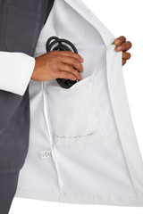 Healing Hands White Coat Men's Luke Full-Length Coat #5151