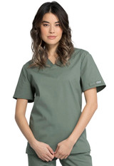 Cherokee Workwear Professionals Unisex Pocketless V-Neck Top #WW605