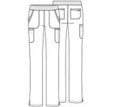 Cherokee Workwear Originals Women's Pull-On Pant #WW210