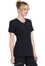 Infinity Legacy Collection Women's Zip Front V-Neck Top #CK810A