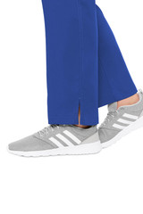 Leg View of Med Couture Touch Yoga Cargo Pant 7739 in Royal