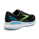 Brooks Men's Adrenaline GTS 23 Black/Hawaiian Ocean/Green