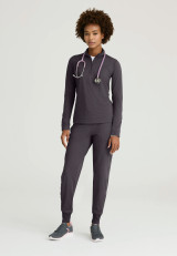 SKECHERS by BARCO Slip-ins Women's 5-Pocket Ribbed Cuff Scrub Jogger SKP669