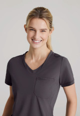 SKECHERS by BARCO Slip-ins Women's 1-Pocket V-Neck Scrub Top SKT221