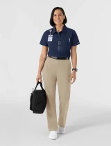 WINK Nurtur Women's 1-Pocket Polo Scrub Top 6480