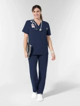 WINK Nurtur Unisex 1-Pocket V-Neck Scrub Top 6680