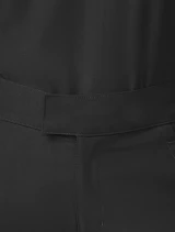 Waistband close-up of Healing Hands Quest Women's Tapered Trouser Scrub Pant HH00044 in Black