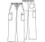 Fly Front Cargo Pant #4243