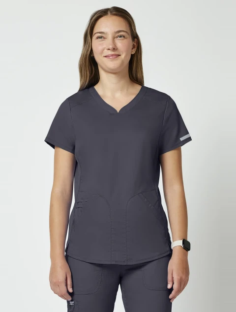Cherokee Workwear Revolution Women's V-Neck Top #WW601