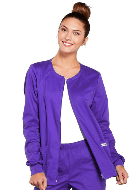 Cherokee Workwear Core Stretch Women's Zip Front Jacket #4315