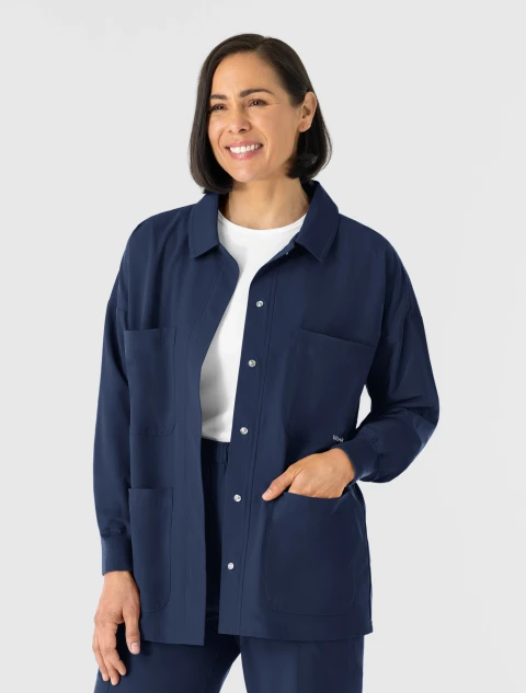WINK Nurtur Women's Overshirt Duster Scrub Jacket 8180