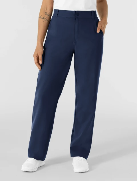 WINK Nurtur Women's Flat Front Straight Leg Scrub Pant 5480