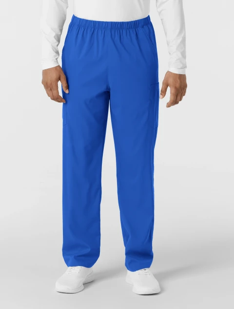 Front view of WINK Boundless Unisex Straight Leg Scrub Pant 5051 in Royal