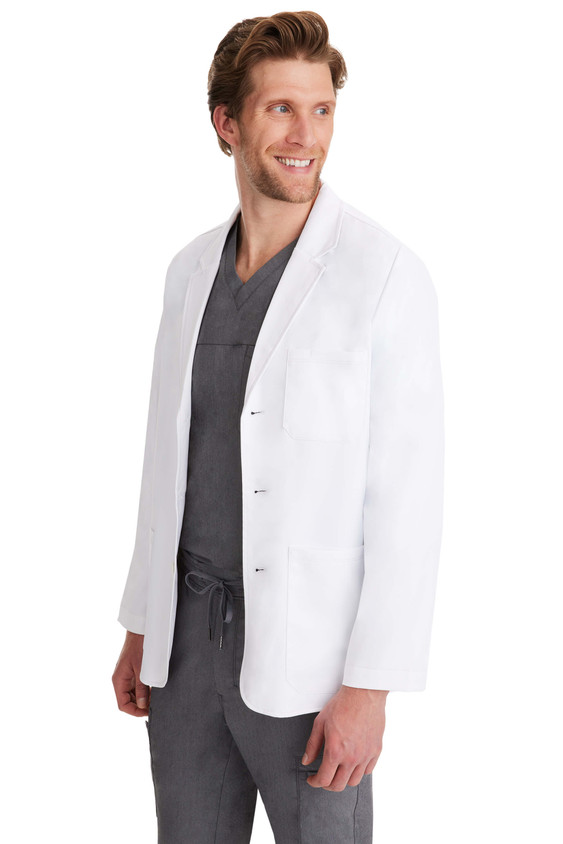 Healing Hands White Coat Men's Leo Coat #5150
