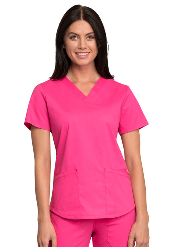 Cherokee Workwear Professionals Women's V-Neck Top #WW665