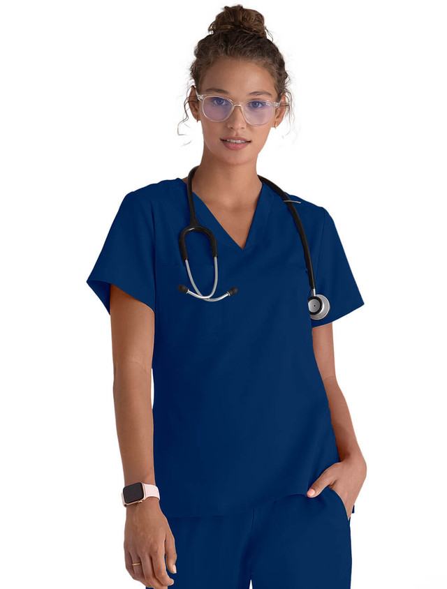 Grey's Anatomy Spandex Stretch Bree Tuck-In Top #GVST028 - The