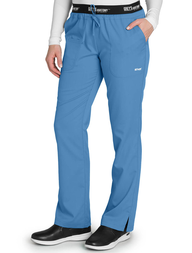 Grey's Anatomy Aubrey Elastic Waist Pant #4275 - The Uniform Outlet