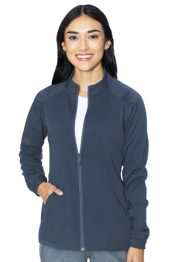 Med Couture Touch Women's Raglan Warm Up Jacket #7660