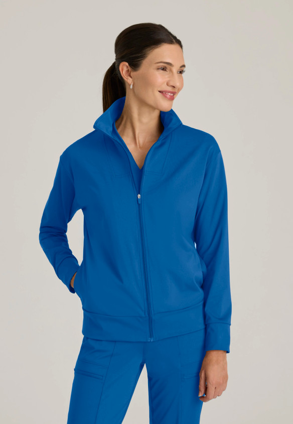 GREY'S ANATOMY by BARCO Knit Stretch Women's Zip-Front Jacket