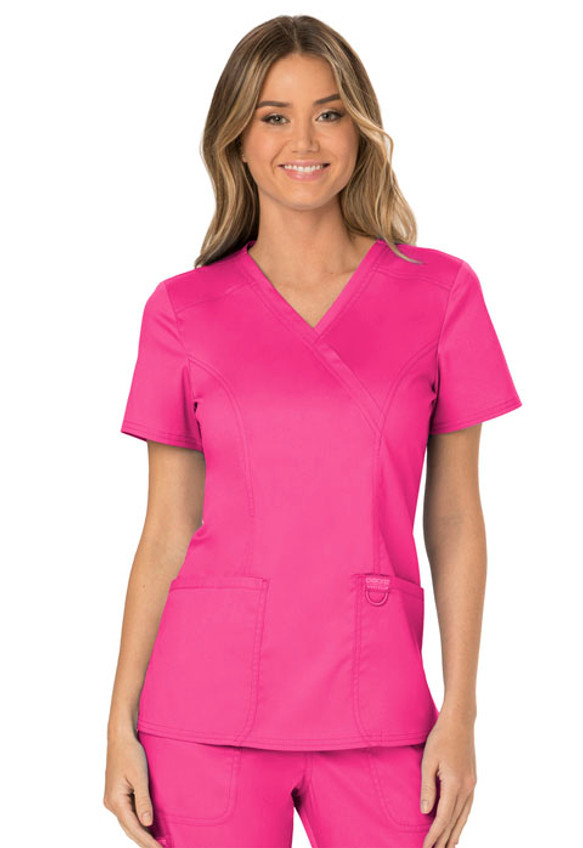 Cherokee Workwear Revolution Women's Mock Wrap Top #WW610