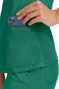 Pocket view of the Healing Hands Monica V-Neck scrub top