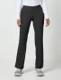 Front view of Healing Hands HH Works Women's Rachel Elastic Waist Pant #9500 in Black