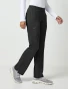 Side view of Healing Hands HH Works Women's Rachel Elastic Waist Pant #9500 in Black
