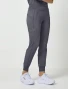 Right side view of Healing Hands Purple Label Women's Tara Jogger Scrub Pant 9233 in Pewter