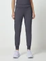 Front view of Healing Hands Purple Label Women's Tara Jogger Scrub Pant 9233 in Pewter