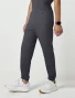 Left side view of Healing Hands Purple Label Men's Dante Jogger Scrub Pant 9301 in Pewter