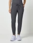 Front view of Healing Hands Purple Label Women's Toby Drawstring Jogger Scrub Pant 9244 in Pewter