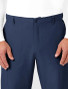 Front waist view of the men's Wink W123 scrub pant #5355 in navy.