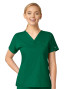 Front view of WonderWink Pro Women's Dolman Top #6719 in hunter