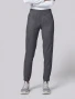 Front view of Cherokee Workwear Revolution Women's Natural Rise Jogger Scrub Pant WW011 in Pewter