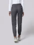Back view of Cherokee Workwear Revolution Women's Natural Rise Jogger Scrub Pant WW011 in Pewter