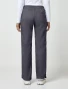 Back view of Cherokee Workwear Revolution Women's Straight Leg Pull-On Cargo Scrub Pant WW110 in Pewter