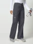 Right side view of Cherokee Workwear Core Stretch Unisex Drawstring Straight Leg Cargo Scrub Pant 4043 in Pewter