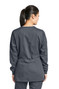 Back View of Grey's Anatomy Warm Up Jacket 4450 in Granite