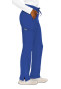 Side view of Med Couture Insight cargo pant in royal. Item MC2702.
