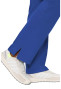 Cuff view of Med Couture Insight cargo pant in royal. Item MC2702.