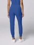 Back view of Med Couture Insight Women's Drawstring Cargo Jogger Scrub Pant MC2711 in Royal