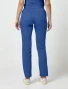 Back view of Med Couture Touch Women's Yoga Waist Cargo Pant #7725 in Royal
