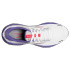 top view of Brooks women's Adrenaline GTS 22 white/coral/purple