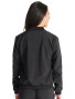 Back view of the Cherokee by Cherokee Bomber Jacket #CK349A in black.