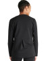 Back view of the Cherokee Atmos zip front jacket CK356A in black