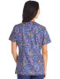 Back view of women's Cherokee Print top in One In A Medallion pattern.