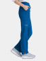 Right side view of the Skechers by Barco women's scrub pant #SKP623 in royal.